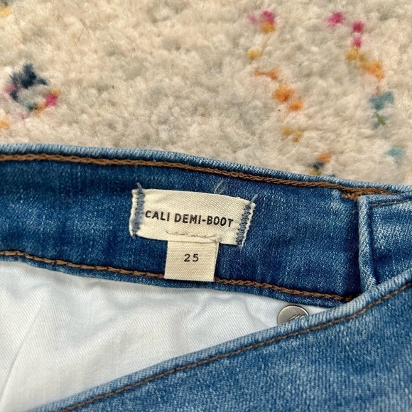 Madewell‎ Cali Demi-Boot Jeans in Fleetwood Wash sz 25 - Picture 4 of 5